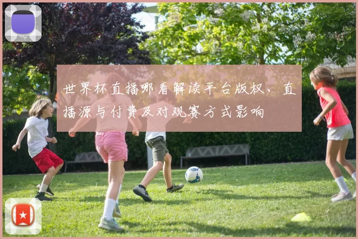 世界杯直播哪看解读平台版权、直播源与付费及对观赛方式影响